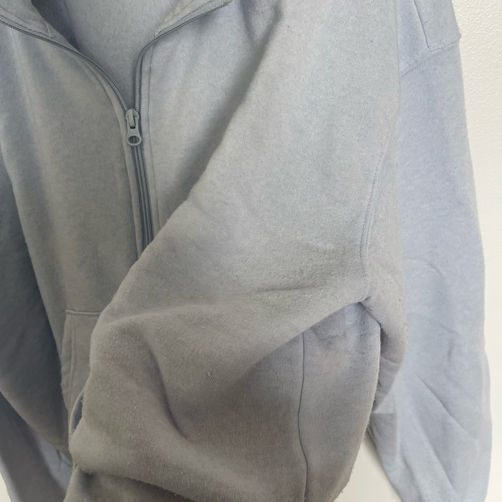 Wild Fable Half Zip Sweatshirt Baby Blue - Picture 8 of 9